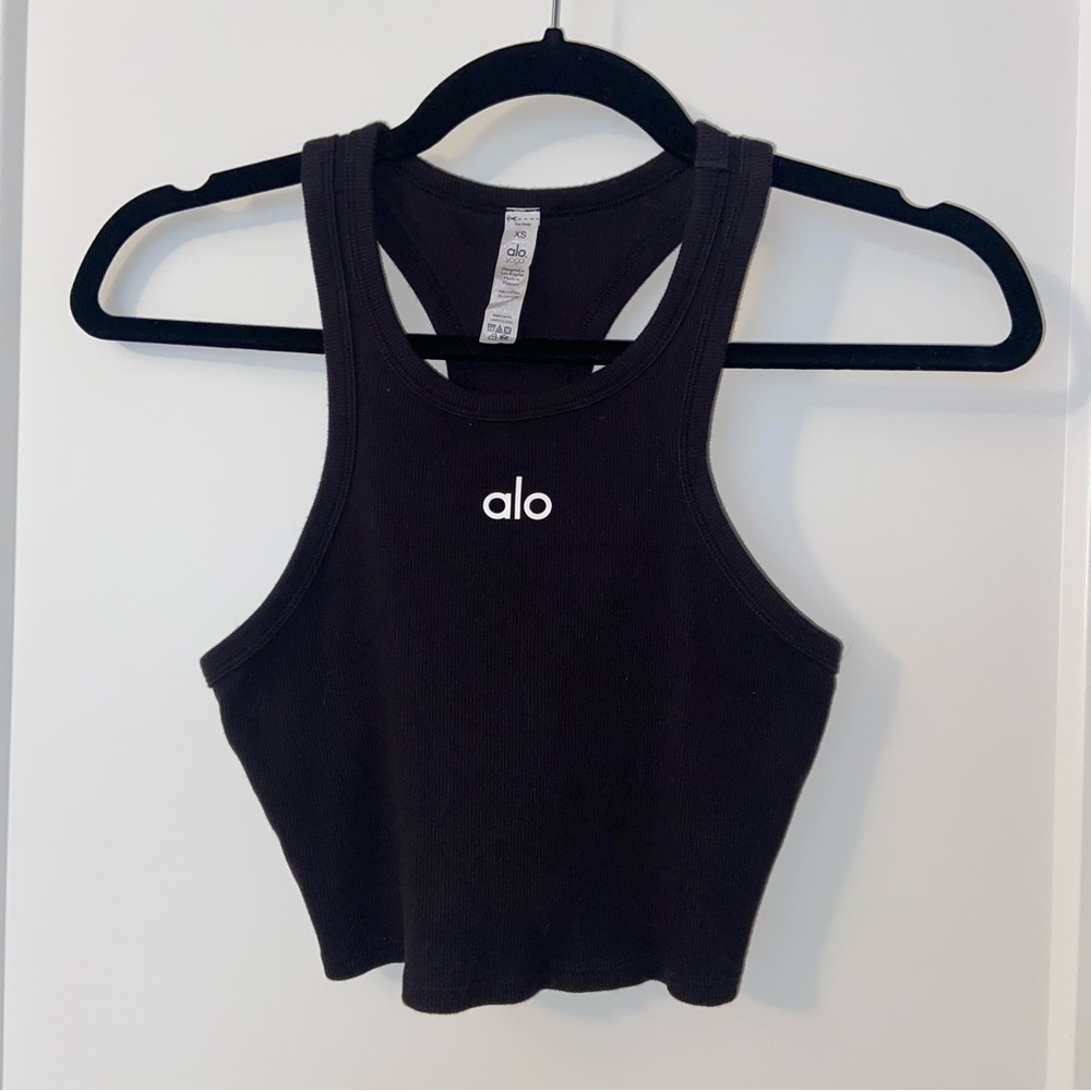ALO Yoga Black Crop Top